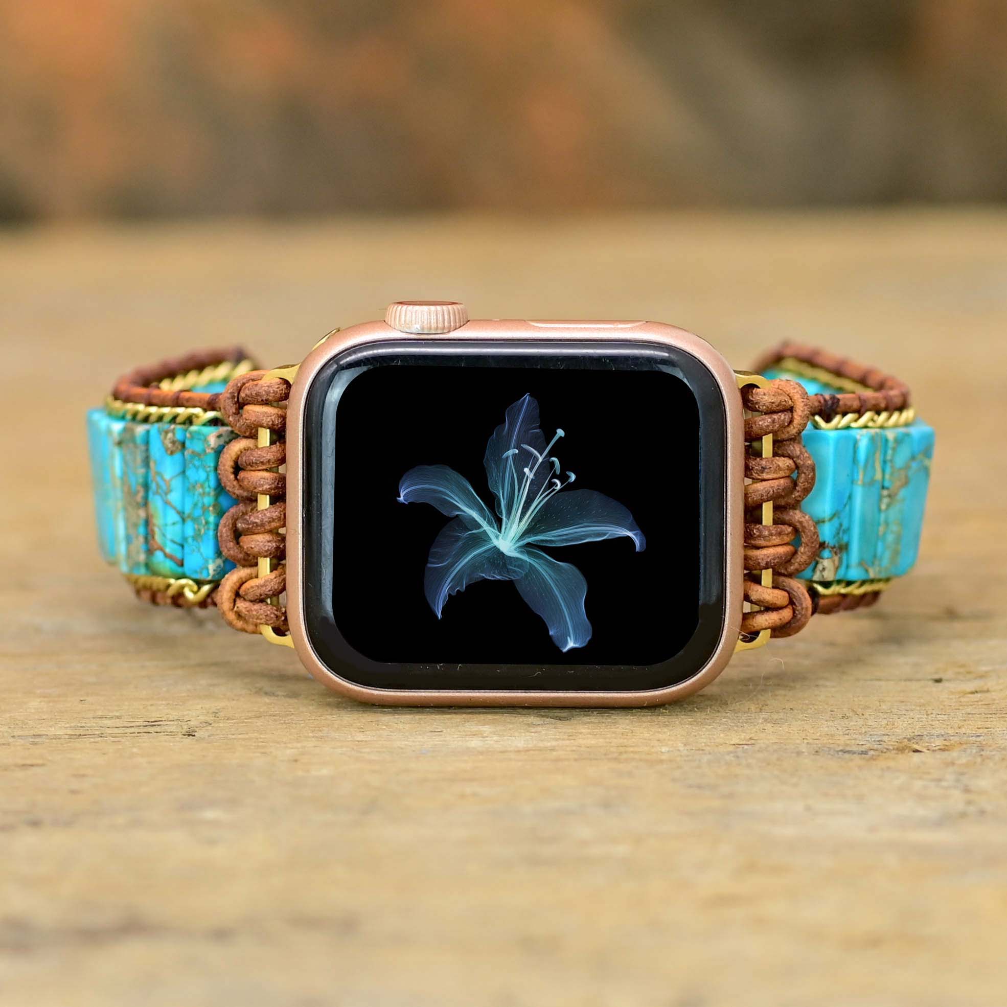 Boho Apple Watch Band Inspiring Turquoise