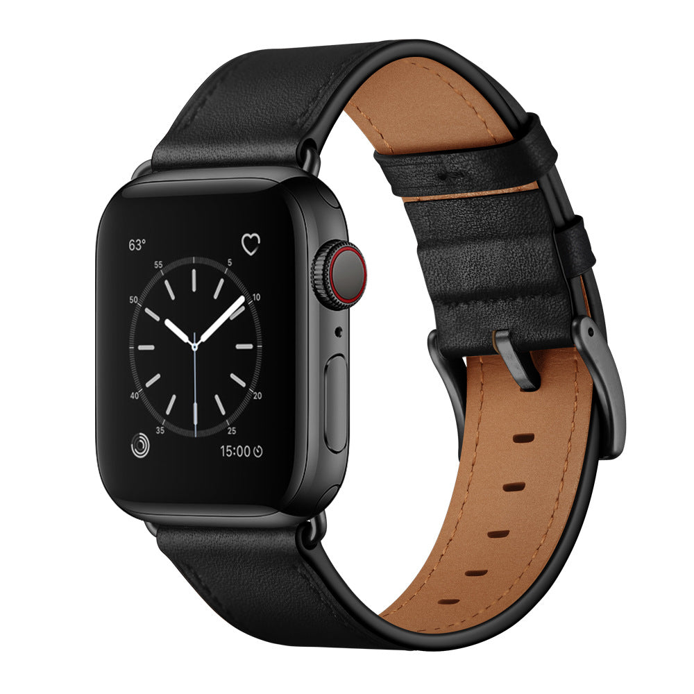 Leather strap for apple watch hot sale series 4