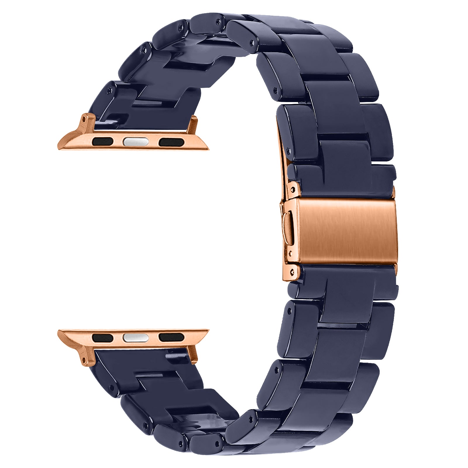 TEEPOLLO Grey Resin Apple Watch Band Bracelet Strap for Women Girl