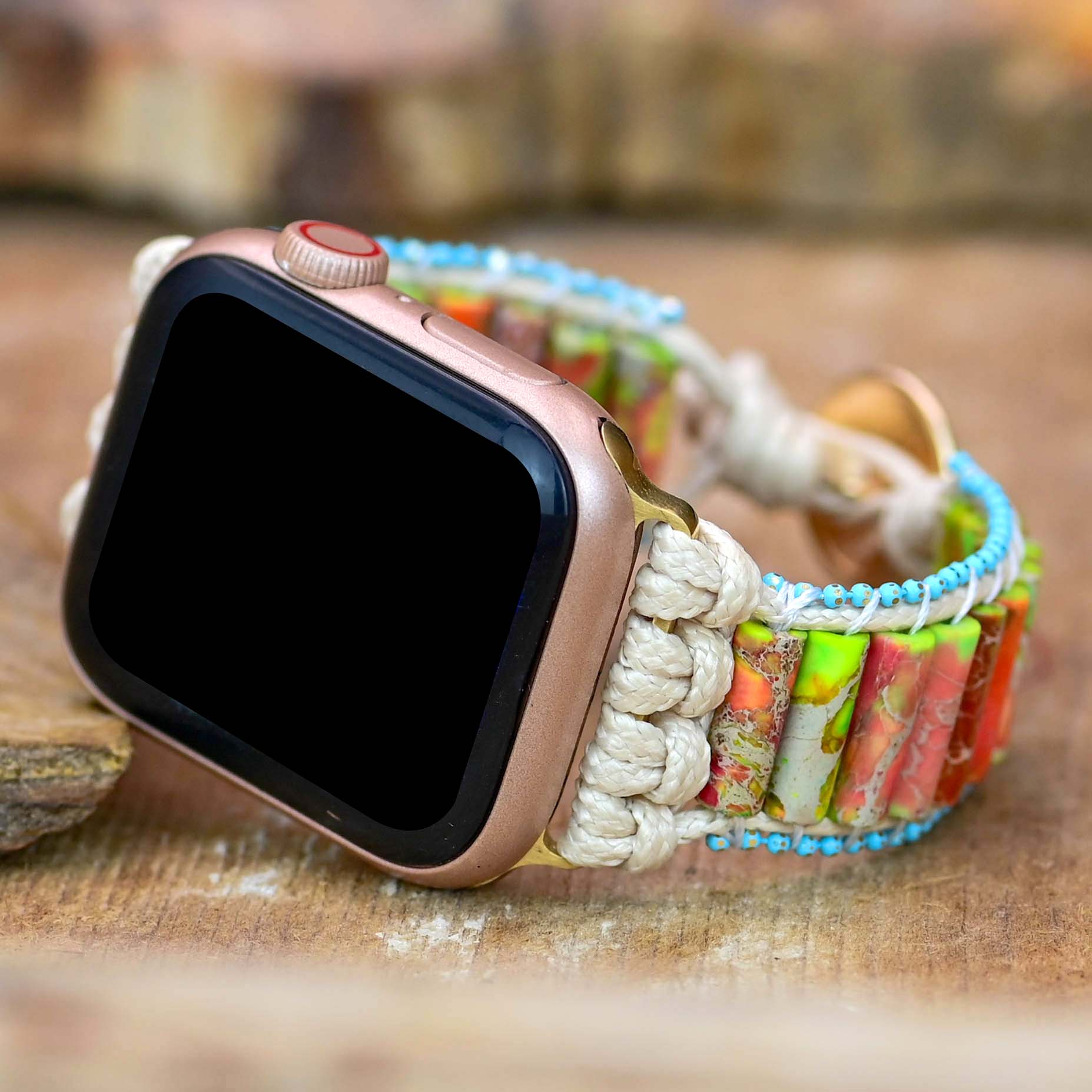  Beaded Boho Watch Band Compatible with Apple Watch