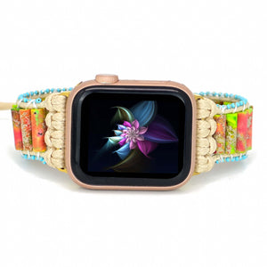 TEEPOLLO Handmade Apple Watch Wristbands Boho 40mm