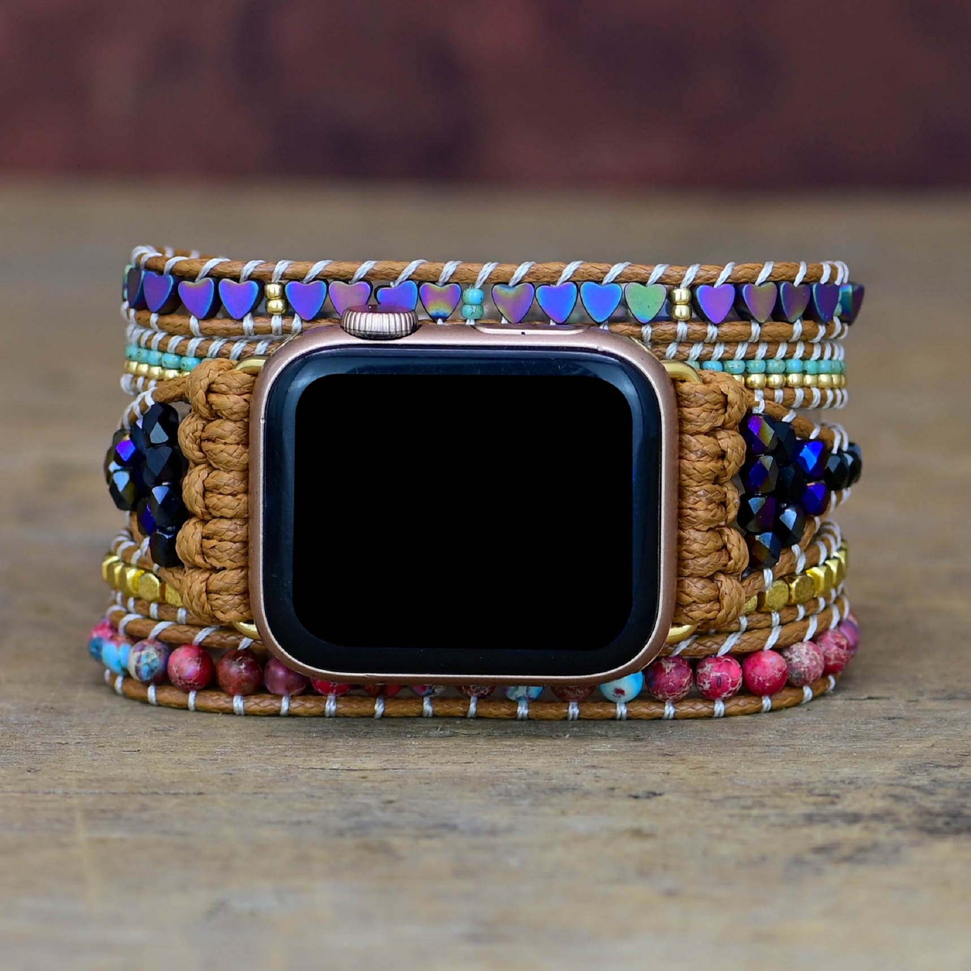 Native beaded best sale apple watch band