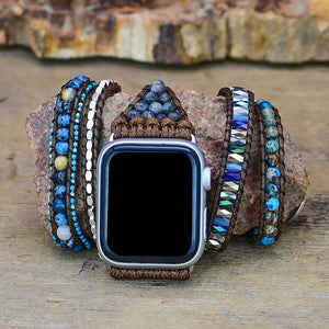 TEEPOLLO Bohemian Ocean Emperor Handmade Apple Watch Band Strap
