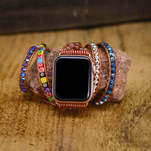 TEEPOLLO Glaze Princess Bohemian Handmade Apple Watch Band Strap